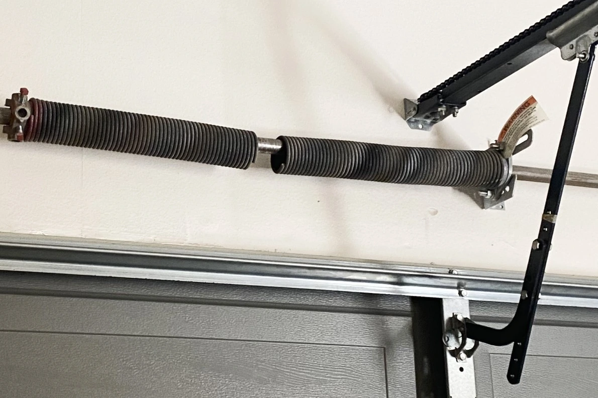 Broken torsion spring